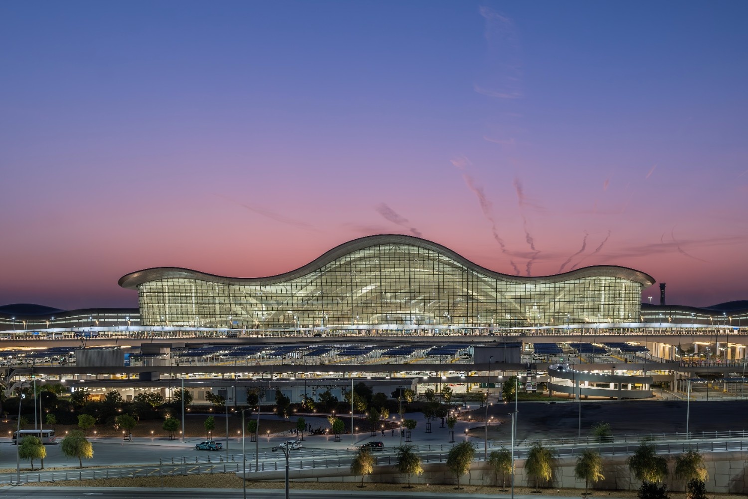 Zayed International Airport terminal in Abu Dhabi for Dubai to AUH private transfer